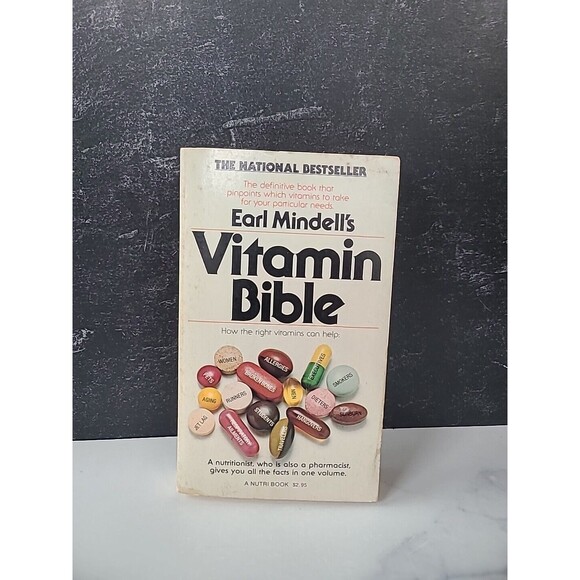 Earl Mindell Vitamin Bible Paperback - Picture 1 of 10